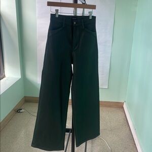 Favorite Daughter Black Wide Leg Jeans